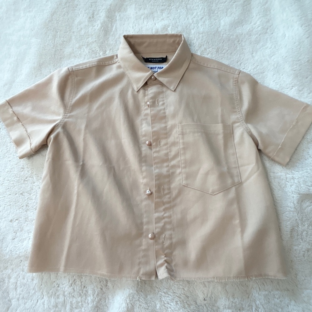 Cropped Diamond Top